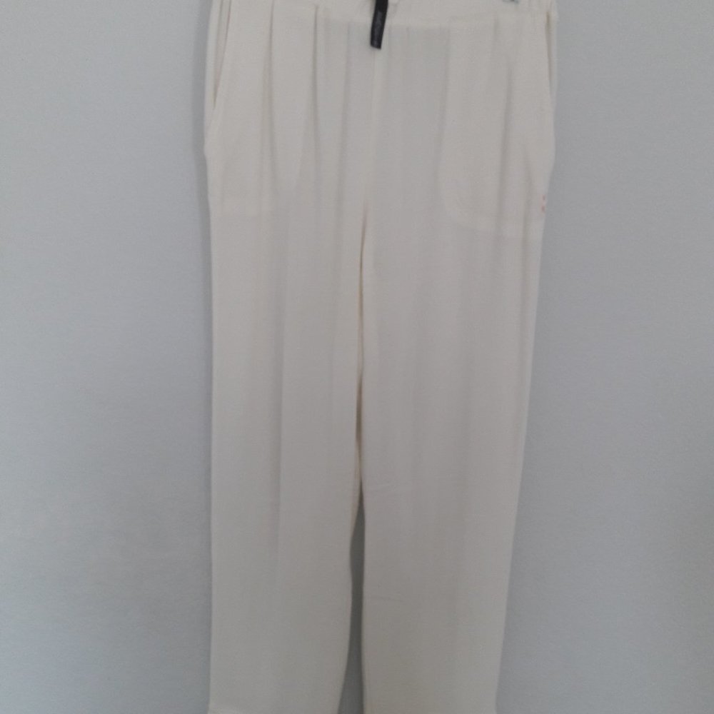 White Lounge Trousers